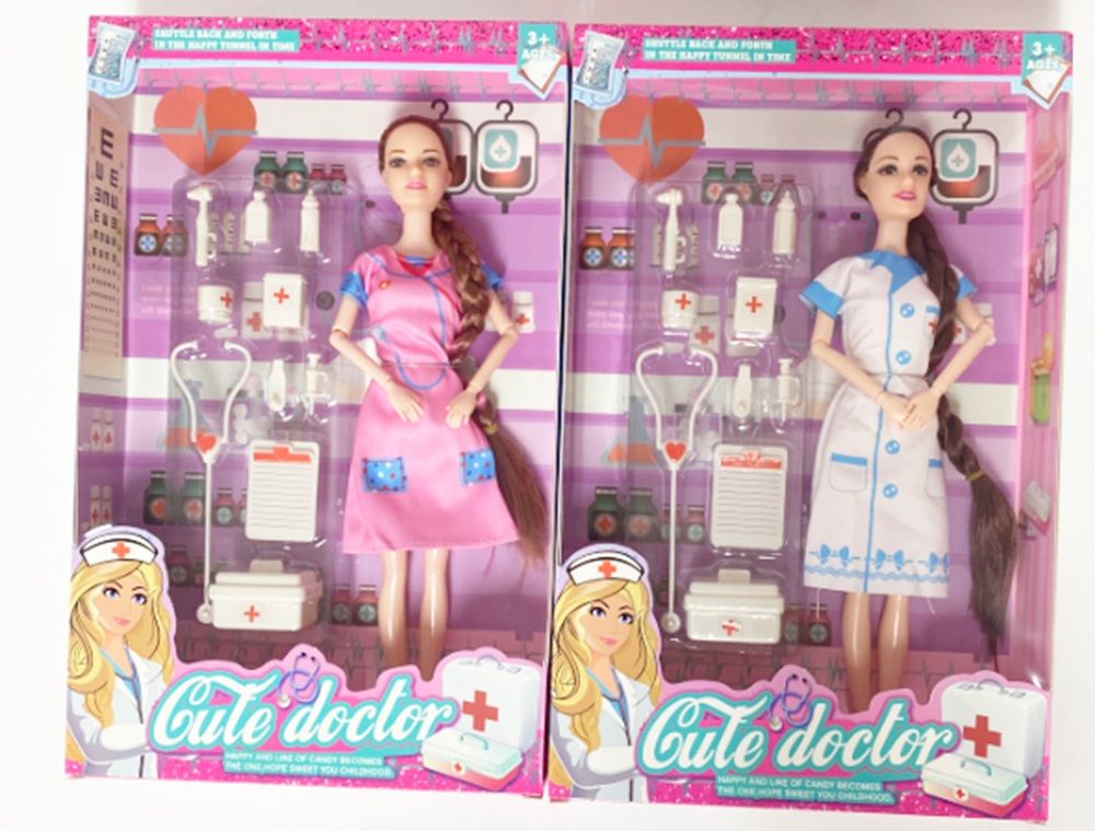 6 Pieces of Cute Doctor Doll Set