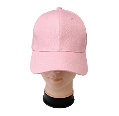 12 Packs of PinK-Plain Baseball Pink Caps 12pc Pack