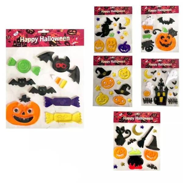 48 Pieces of Halloween Window Clings