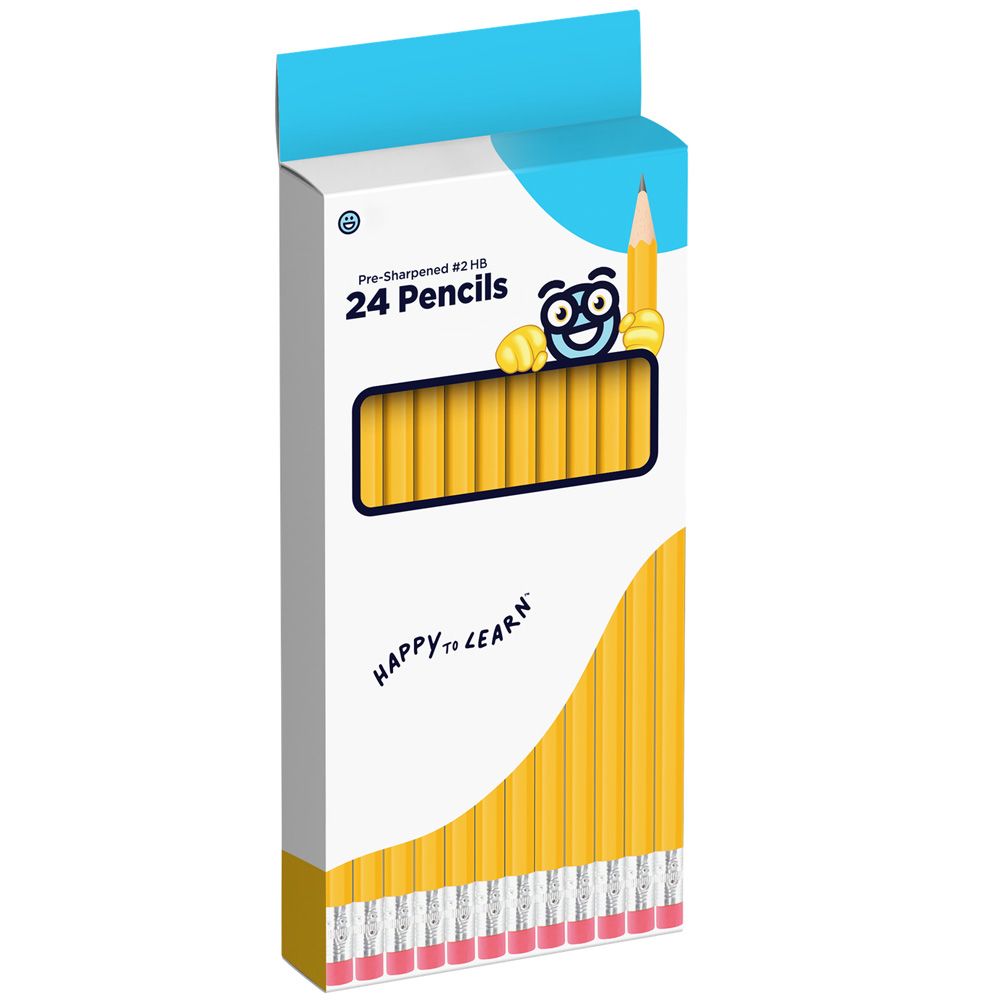 48 Pieces of #2 Premium PrE-Sharpened Pencil (24/pack)