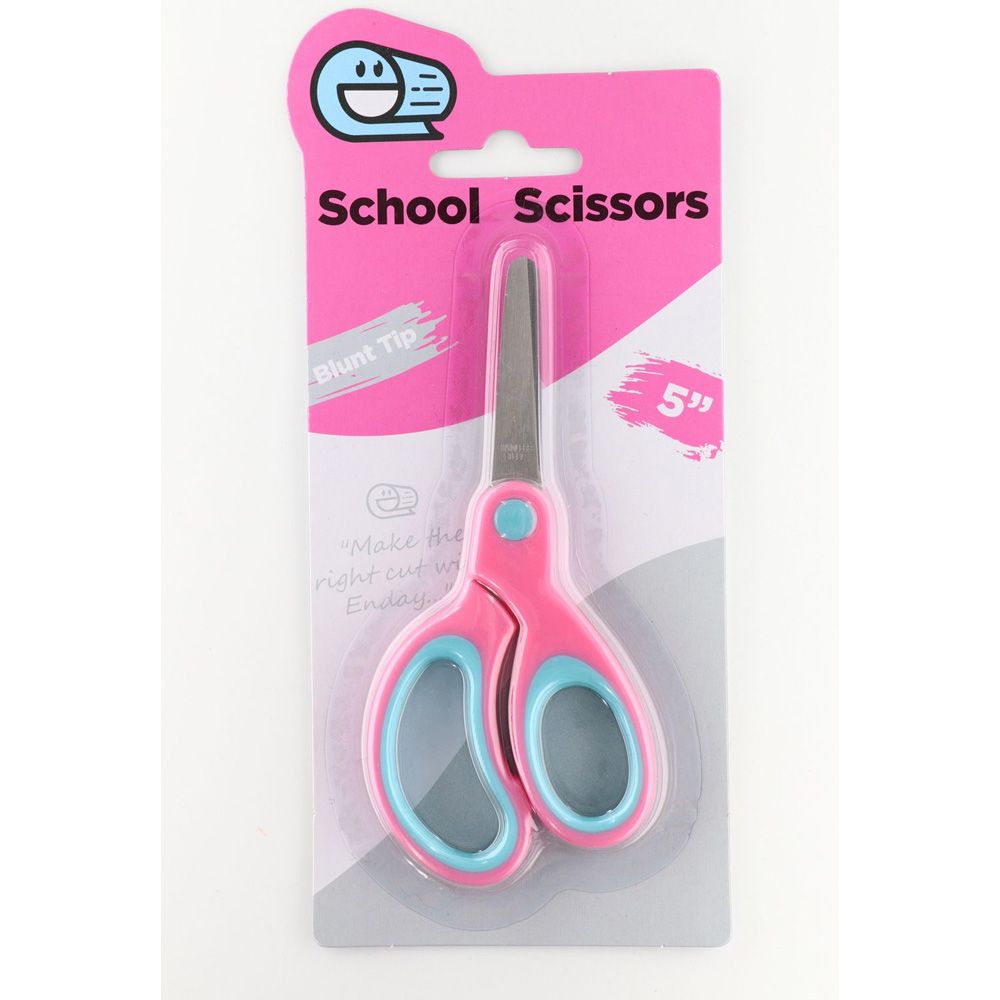 288 Pieces of School Pointy Tip 5" Scissors Soft Grip,