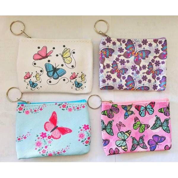 48 Pieces of Asstd Butterflies Coin Purse