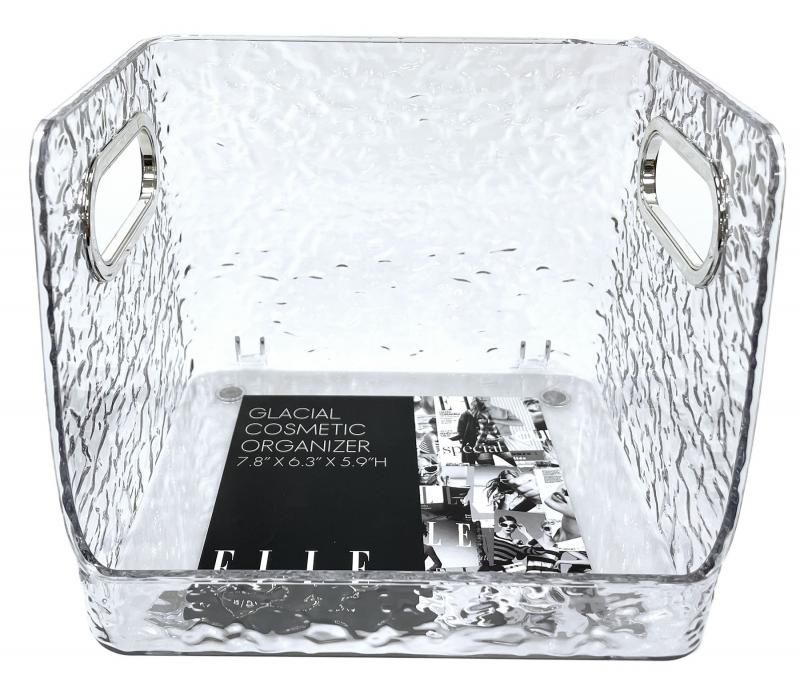 12 Pieces of Elle Glacial Cosmetic Organizer 7.8 X 6.3 X 5.9