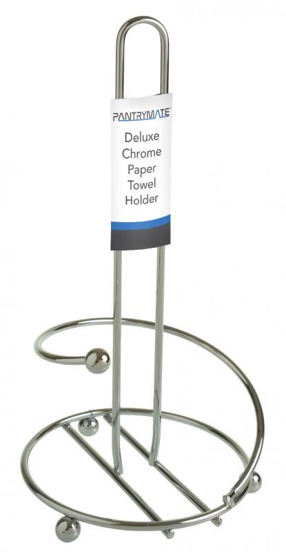 12 Pieces of Deluxe Chrome Paper Towel Holder