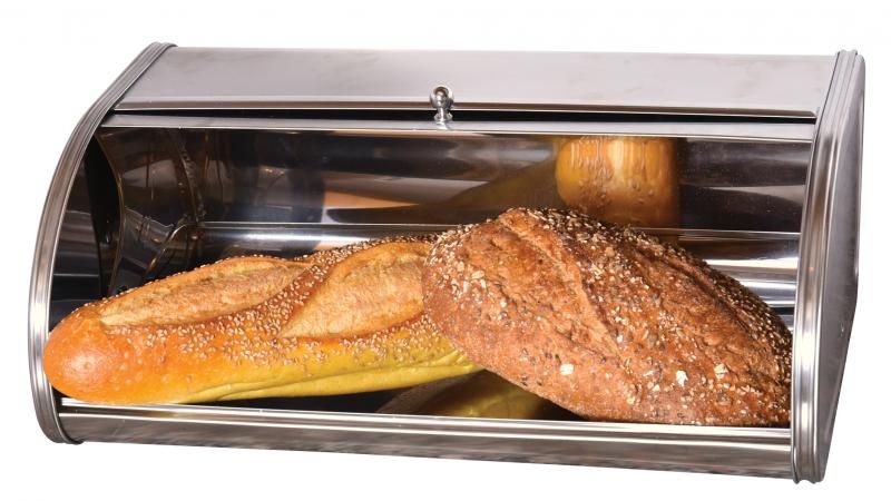 4 Pieces of Stainless Steel Bread Box 17.5" X 10" X 7"h