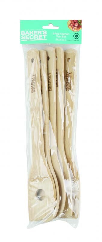 24 Pieces of 5pc 11.8in Bamboo Kitchen Tool Set