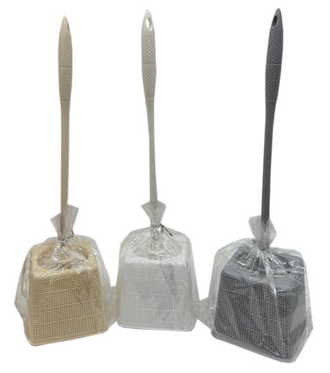 24 Pieces of Toilet Brush W Holder 13x50cm
