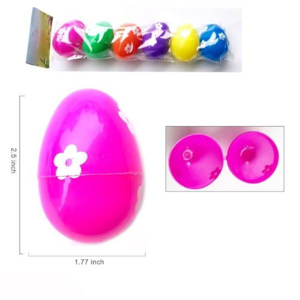 48 Pieces of 6pc Easter Plastic Eggs