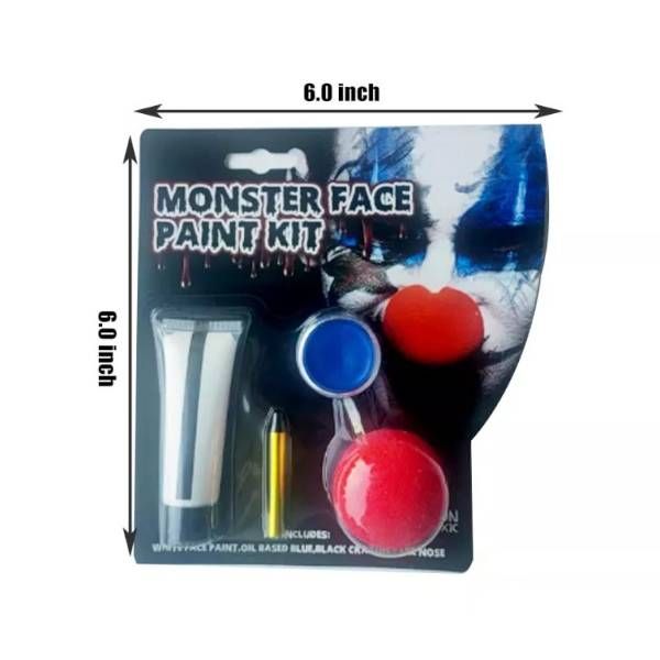 48 Pieces of Halloween Clown Make Up Set