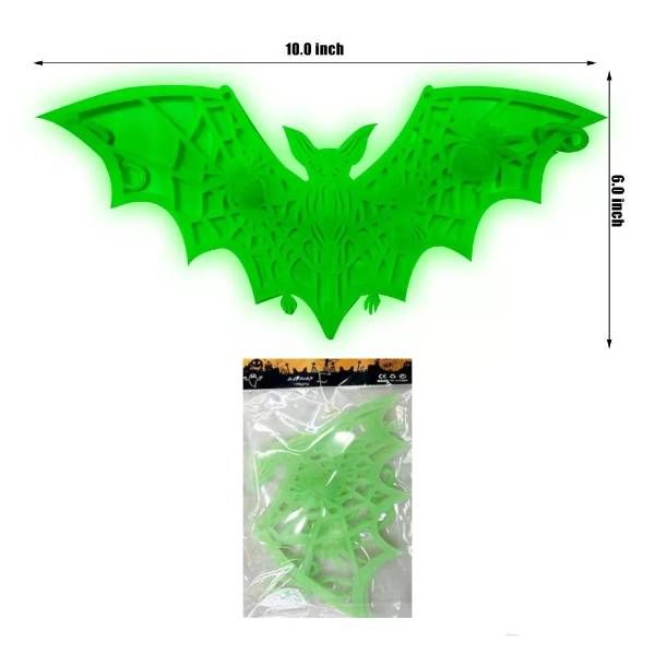 48 Pieces of Halloween Glow In The Dark Decor