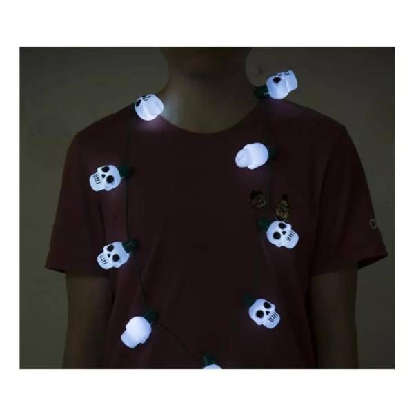 48 Pieces of Halloween Light Up NecklacE-Pumpkin 9 Bulbs