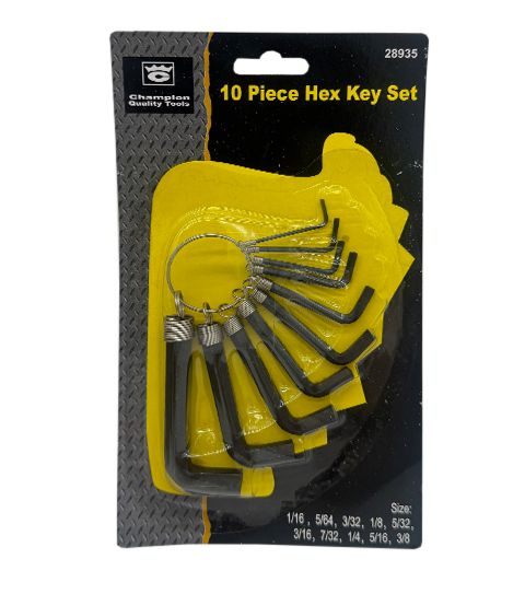 48 Pieces of 10pc Hex Key Set