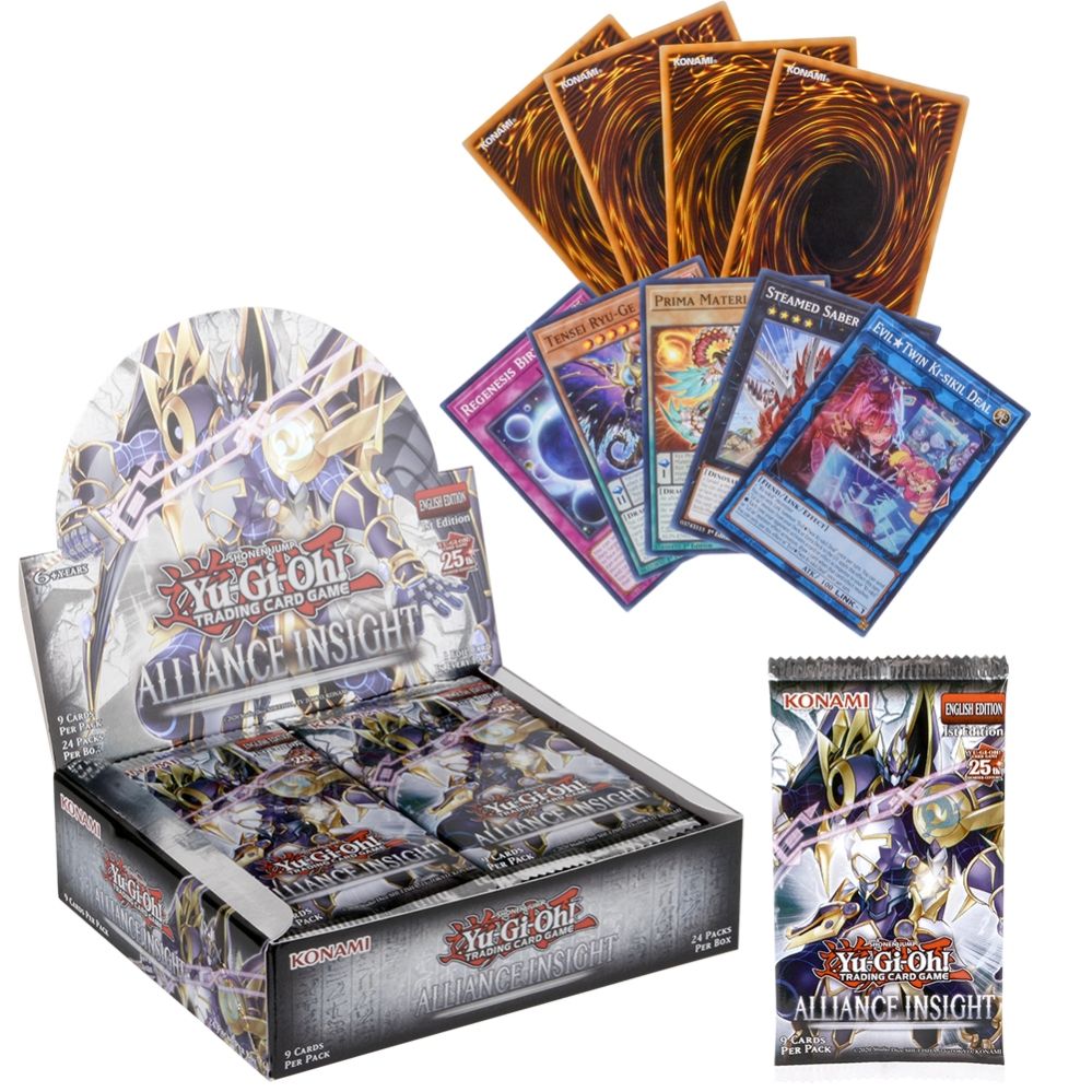 288 pieces YU-GI-Oh Tcg Alliance Insight Booster Box 24ct - Bulk Novelty  Prizes