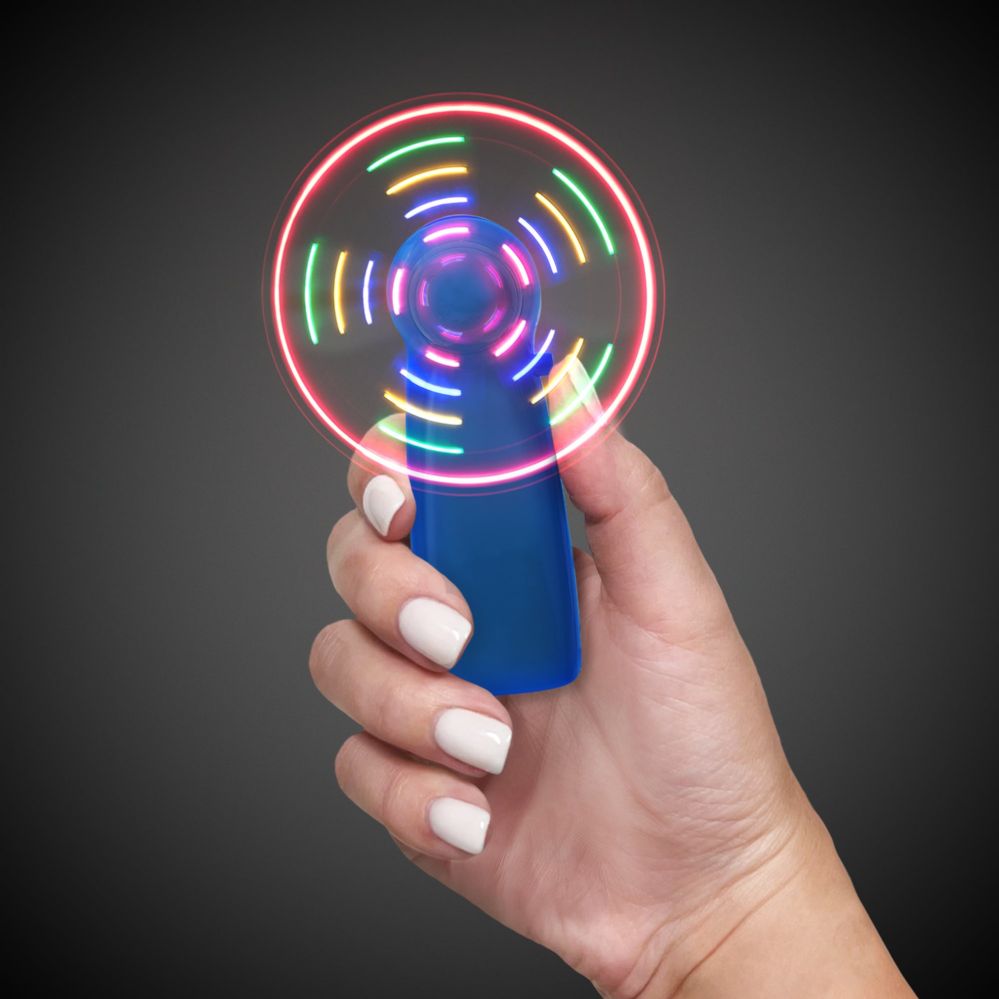 Bulk Blue LED Fan - Wholesale Sock Deals