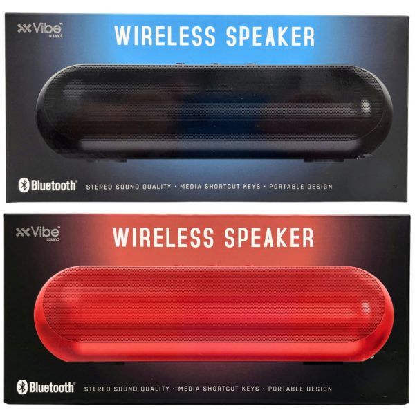 6 Wholesale Vibe Wireless Pill Shaped Stereo Sound Bluetooth Speaker ...