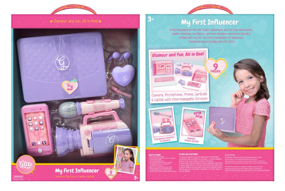 8 pieces My First Influencer 9pcs - Girls Toy Sets