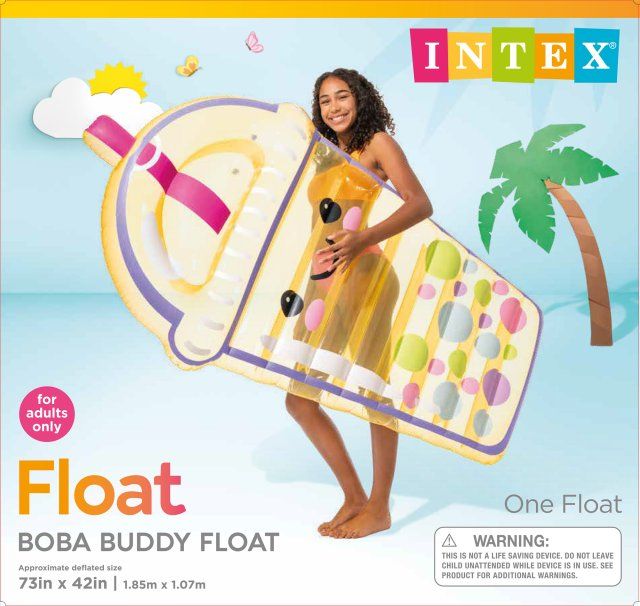 6 Pieces Intex Boba Buddy Float 73"x42" - Inflatables