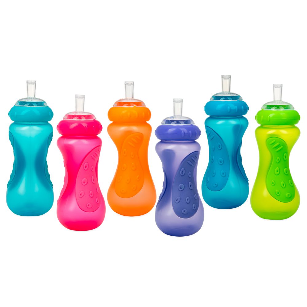 24 Wholesale Nuby NO-Spill Sport Sipper, 10 oz