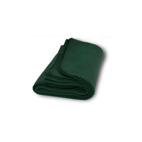 30 Pieces Promo Fleece Blanket / Throws - Forest Green - Fleece & Sherpa Blankets