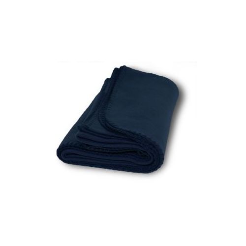 30 Wholesale Promo Fleece Blanket / Throws - Navy