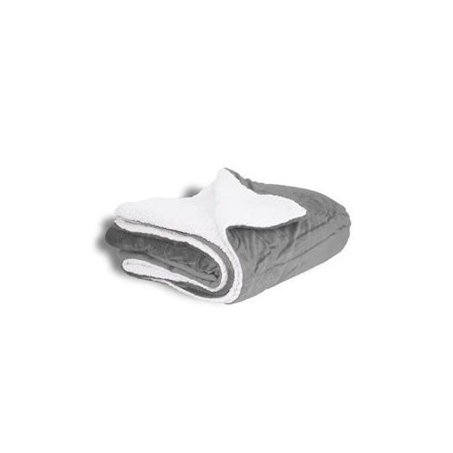 10 Wholesale Micro Mink Sherpa Blankets - Gray