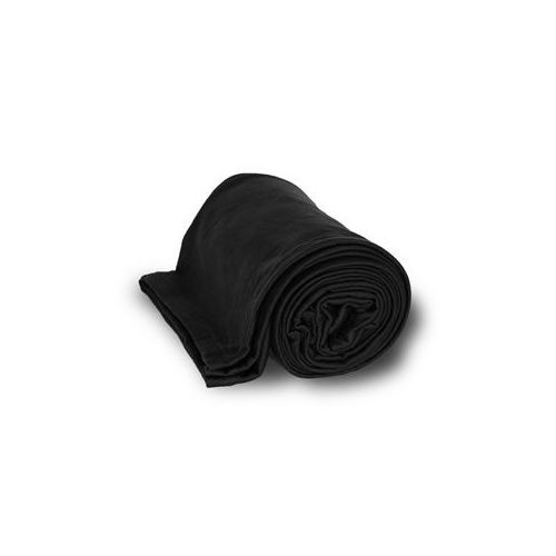 24 Pieces of Jersey Fleece Throws / Blankets - Black