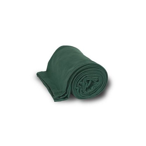 24 Pieces of Jersey Fleece Throws / Blankets - Forest