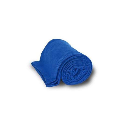 24 Pieces of Jersey Fleece Throws / Blankets - Royal