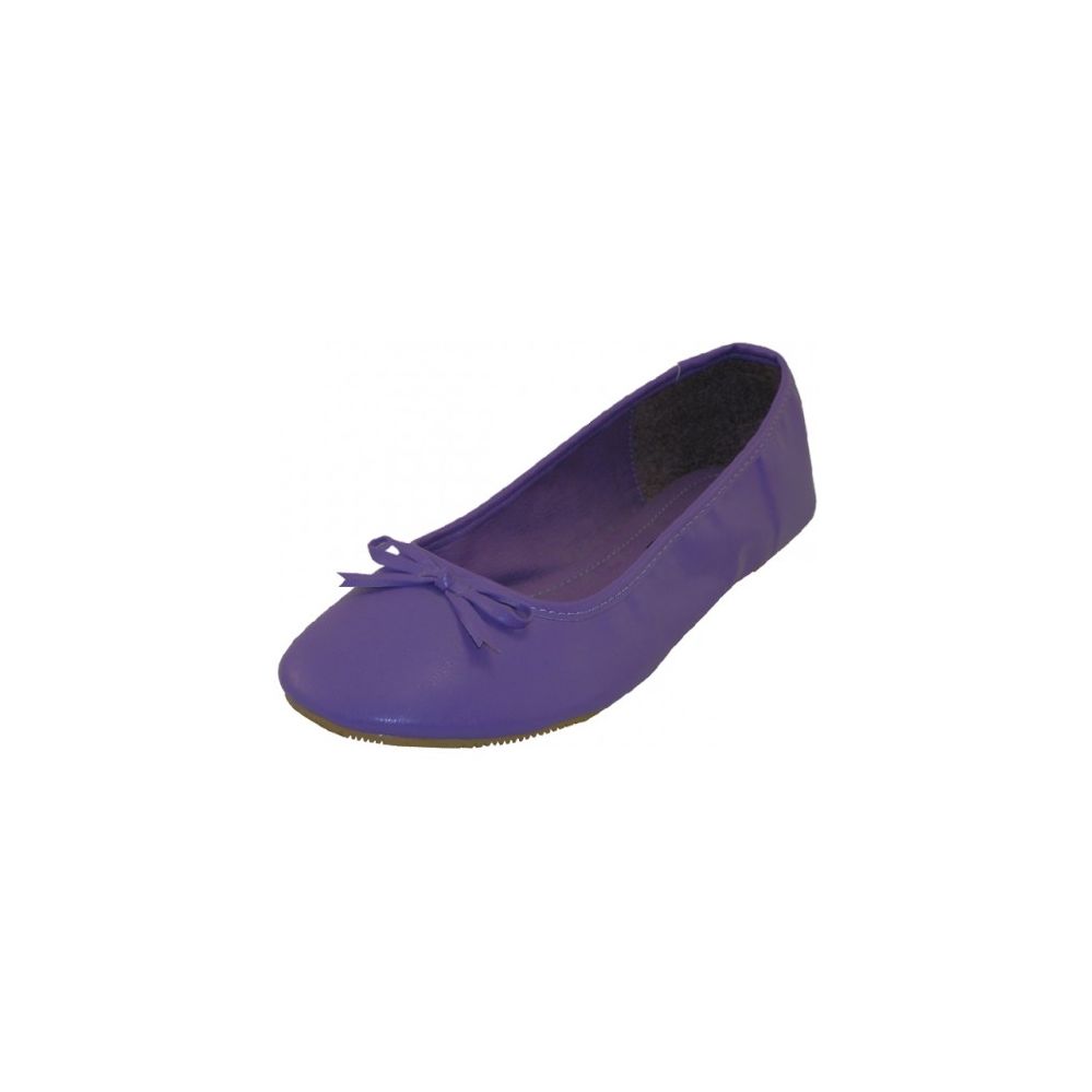 18 Pairs of Women's Ballet Flats Purple Color Only