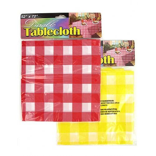 72 Pieces of Durable Plastic Tablecloth