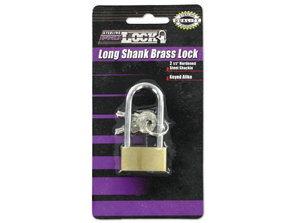 72 Pieces of Long Shank Brass Lock With Keys
