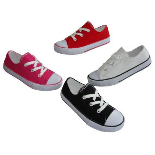 24 Pairs of Toddler LoW-Top Canvas Shoe