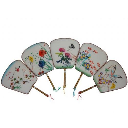 500 Pieces Square Silk Palace Fans - Costumes & Accessories