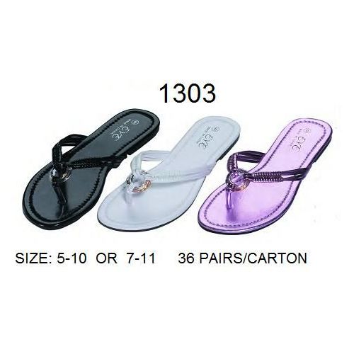 36 Pairs of Ladies Flip Flop With Ring