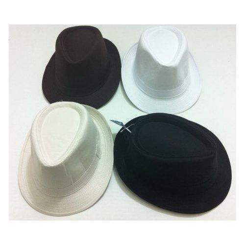 24 Wholesale Fedora HaT-Solid Colors
