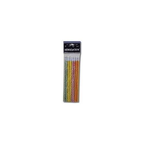 48 Pieces of Foil Pencils - 8 Pk - Asst. Metallic Designs