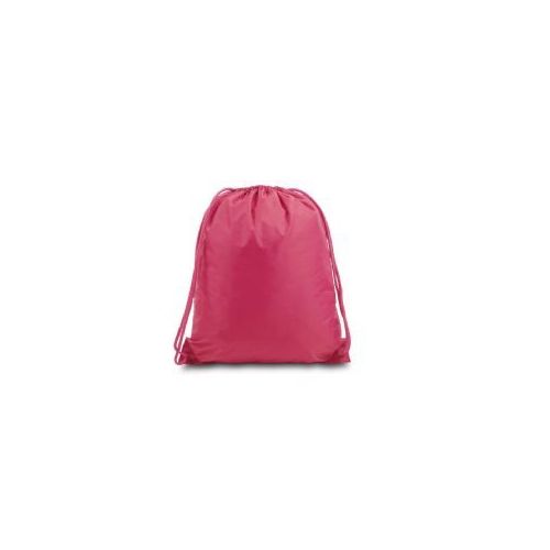 60 Pieces of Drawstring Backpack - Hot Pink