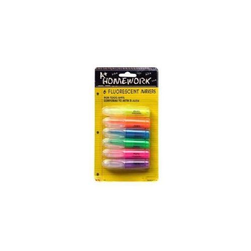 48 Pieces of Mini Highlighters 6 Pk - Asst. Neon Colors