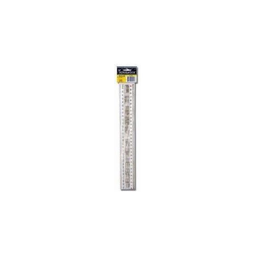 48 Pieces Plastic Ruler - 30cm/ 12 Inch - Clear Color - Rulers