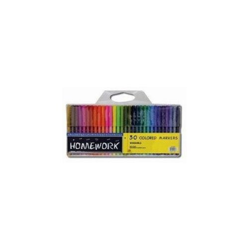 96 Pieces Water Color Markers - 12 Pk - Broad Tip - Asst. Colors - Markers