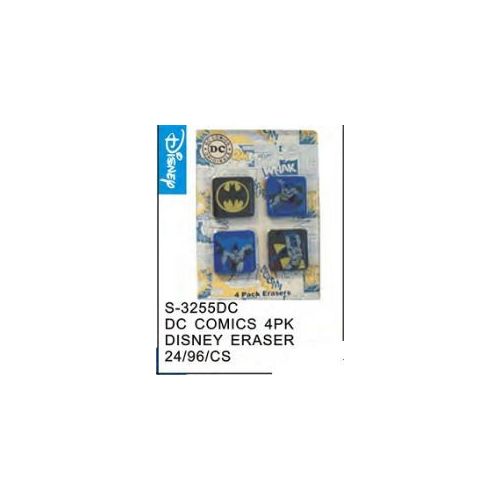 96 Pieces of Dc Comics 4pack Eraser