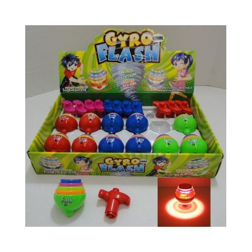 144 Pieces of Gyro Flash Light & Sound Top