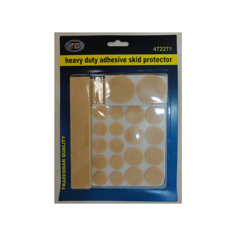 72 Pieces 27pc Heavy Duty Adhesive Skid Protector - Home Accessories