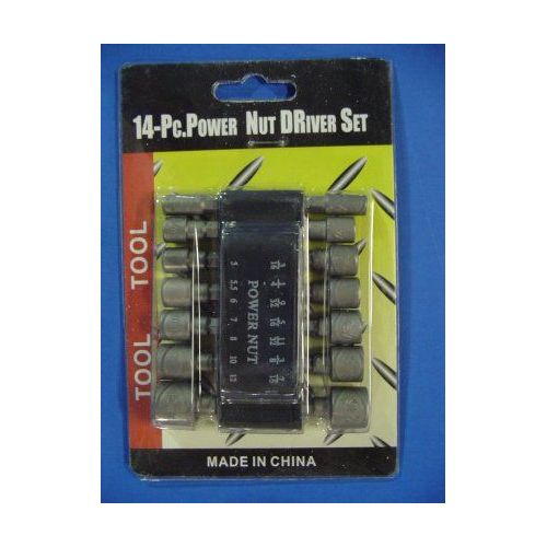 24 Sets of 14pc Power Nut Driver Set