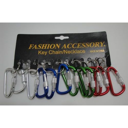 36 Pieces 2" Key Chain ClipS-Screw Close - Key Chains