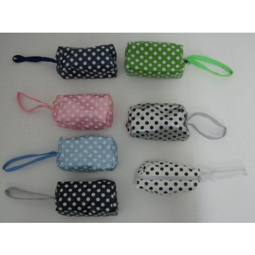 144 Pieces of Change Purse With Wrist StraP-Polka Dots