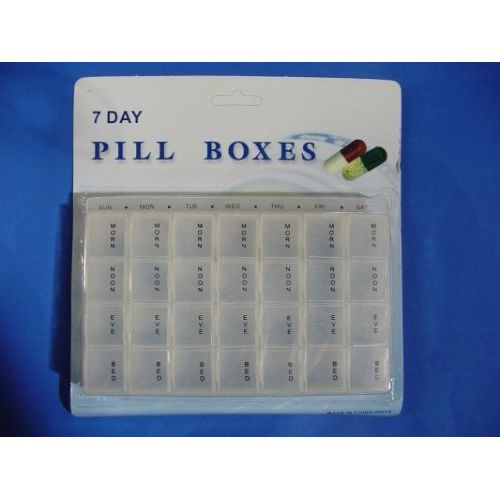 72 Pieces of 28 Slot Pill Box