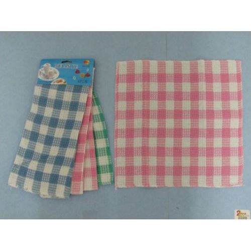 36 Pieces of 3 Pack Dish ClotH-Gingham