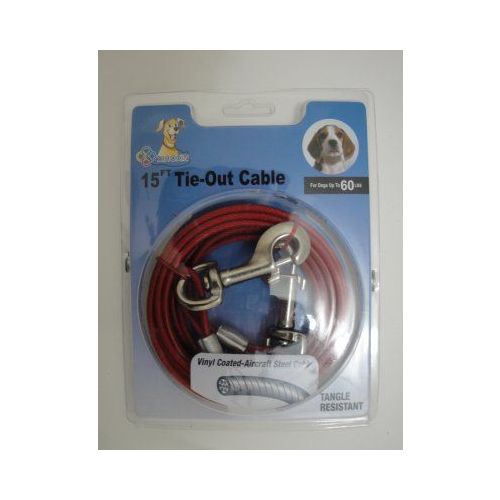 12 Pieces 15' Dog Tie Out Cable - Pet Collars and Leashes