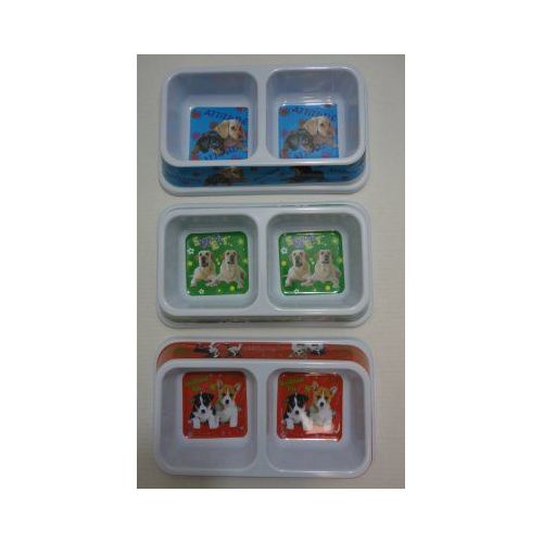 48 pieces of Printed Double Pet DisH-Rectangle
